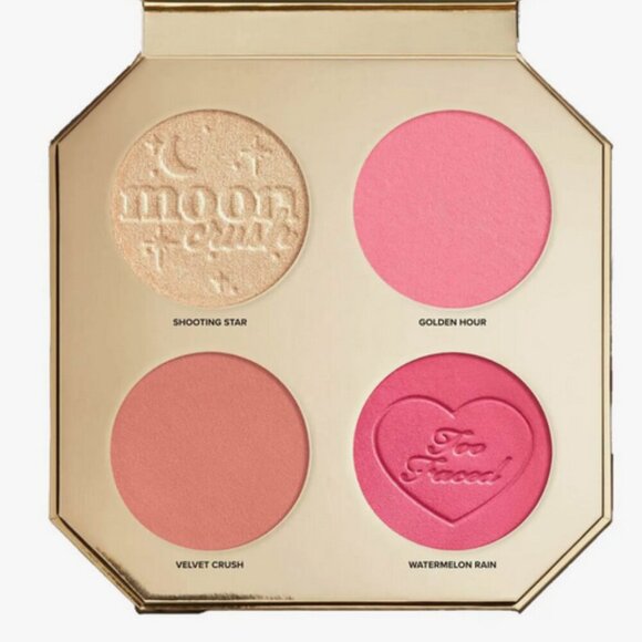 NEW IN BOX Too Faced Jewel Crush Blush & Highlighter Face Palette SOLD OUT - Picture 2 of 4